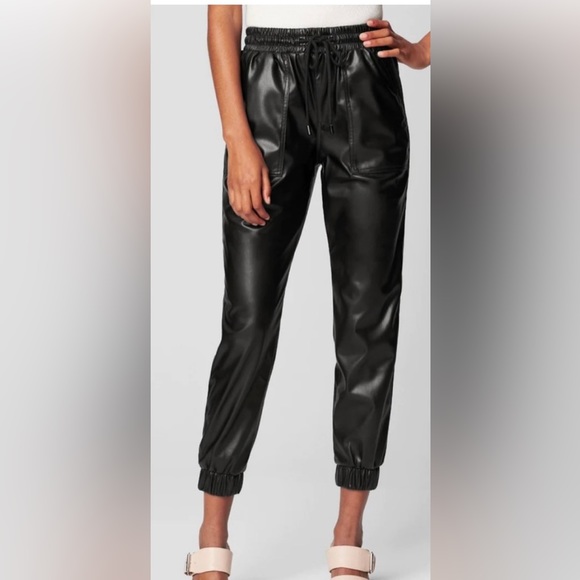 3X BLANKNYC Blackwidow faux leather joggers! - Picture 2 of 4